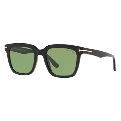 Tom Ford Man Sunglass FT0646 - Frame color: Black Shiny, Lens color: Green