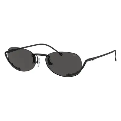 Diesel Unisex Sunglass DL1004 - Frame color: Matte Black, Lens color: Dark Grey