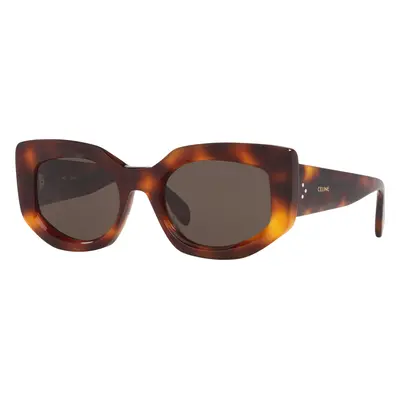 Celine Woman Sunglass Bold 3 Dots Cl40277I - Frame color: Tortoise, Lens color: Brown