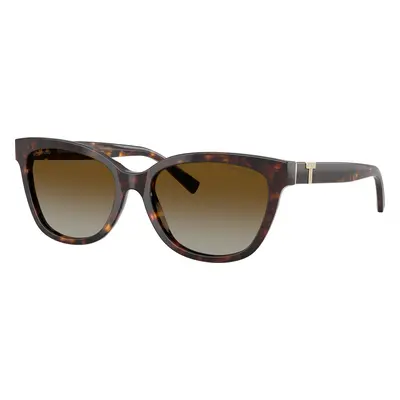 Tiffany & Co. Woman Sunglass TF4237B - Frame color: Havana, Lens color: Polar Brown Gradient