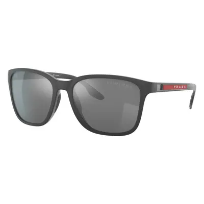 Prada Linea Rossa Man Sunglass PS 02WS - Frame color: Grey Rubber, Lens color: Polar Dark Grey 