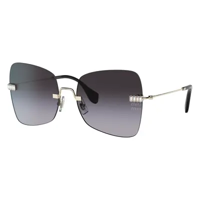 Miu Miu Woman Sunglass MU 50WS - Frame color: Pale Gold, Lens color: Grey Gradient