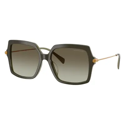 Michael Kors Woman Sunglass MK2247U Quogue - Frame color: Olive Smoke, Lens color: Olive Gradie