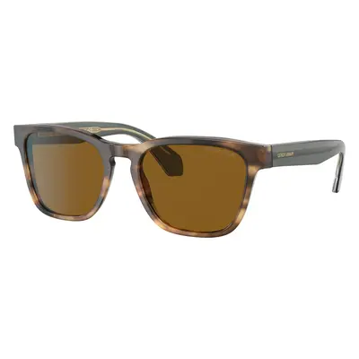 Giorgio Armani Man Sunglass AR8155 - Frame color: Opal Striped Brown, Lens color: Brown