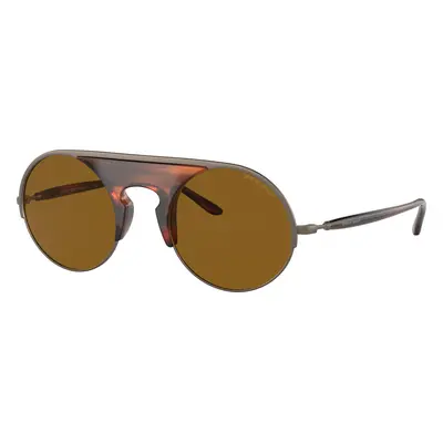 Giorgio Armani Man Sunglass AR6128 - Frame color: Matte Bronze, Lens color: Brown