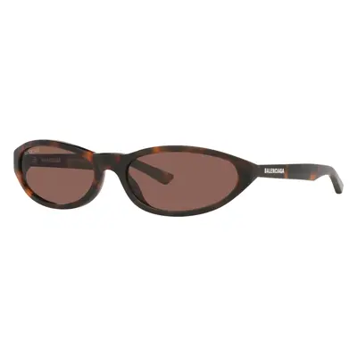 Balenciaga Unisex Sunglass BB0007S - Frame color: Tortoise, Lens color: Brown