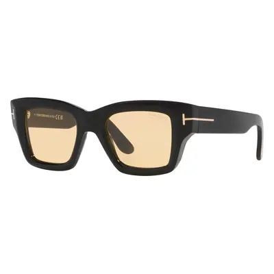 Tom Ford Man Sunglass Ilias - Frame color: Black Shiny, Lens color: Brown