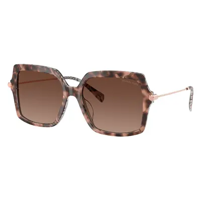 Michael Kors Woman Sunglass MK2247U Quogue - Frame color: Pink Tortoise, Lens color: Brown Grad