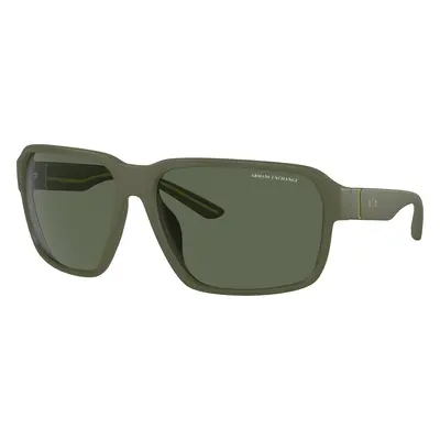 Armani Exchange Man Sunglass AX4131SU - Frame color: Matte Olive, Lens color: Dark Green