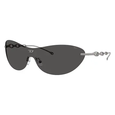 Diesel Unisex Sunglass DL1006 - Frame color: Matte Gunmetal, Lens color: Dark Grey