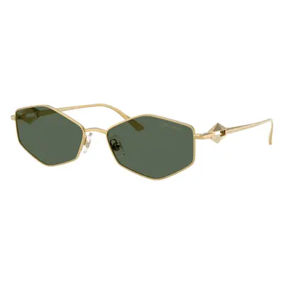 Jimmy Choo Woman Sunglass JC4017 - Frame color: Gold, Lens color: Dark Green