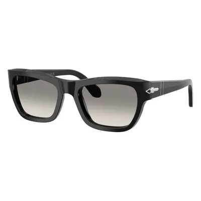 Persol Unisex Sunglass PO0091S - Frame color: Black, Lens color: Clear Gradient Grey