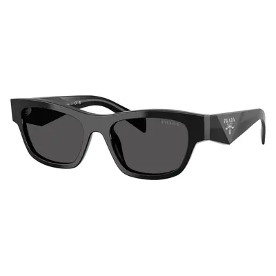 Prada Woman Sunglass PR B09S - Frame color: Black, Lens color: Dark Grey