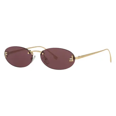 Fendi Woman Sunglass FE4075US - Frame color: Gold, Lens color: Purple