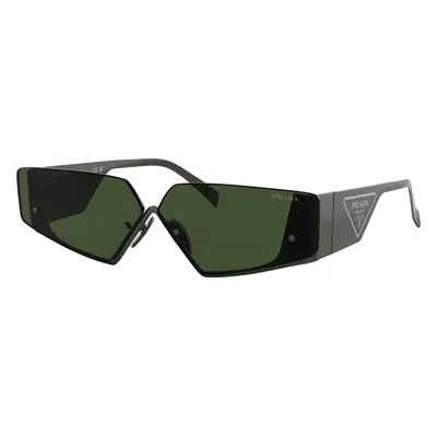 Prada Man Sunglass PR 58ZS - Frame color: Military, Lens color: Dark Green