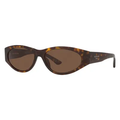 Balenciaga Woman Sunglass BB0367S - Frame color: Tortoise, Lens color: Brown