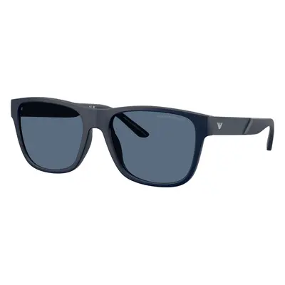 Emporio Armani Man Sunglass EA4243 - Frame color: Matte Blue, Lens color: Dark Blue