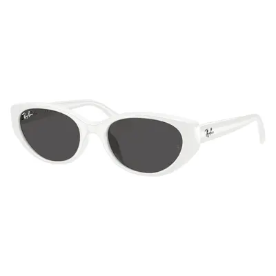 Ray-Ban Unisex Sunglass RB4457D Bio-Based - Frame color: White, Lens color: Dark Grey