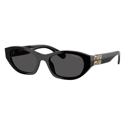 Miu Miu Woman Sunglass MU A03S - Frame color: Black, Lens color: Dark Grey