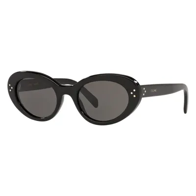 Celine Unisex Sunglass CL40193I - Frame color: Black Shiny, Lens color: Grey