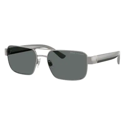 Polo Ralph Lauren Man Sunglass PH3161 - Frame color: Brushed Gunmetal, Lens color: Polar Dark G