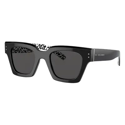 Dolce&Gabbana Man Sunglass DG4413 - Frame color: Black, Lens color: Dark Grey