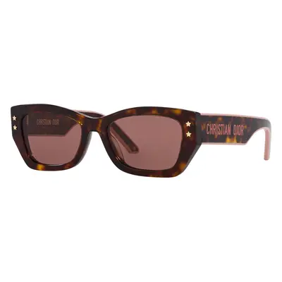 DIOR Woman Sunglass Diorpacific S2U - Frame color: Tortoise, Lens color: Bordeaux