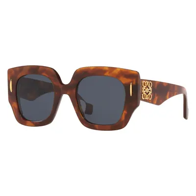 Loewe Woman Sunglass Anagram Lw40129U - Frame color: Tortoise, Lens color: Blue