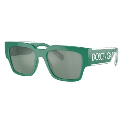 Dolce&Gabbana Man Sunglass DG6184 - Frame color: Green, Lens color: Petrol Green Mirror Silver