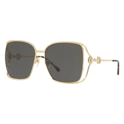 Gucci Woman Sunglass GG1020S - Frame color: Gold, Lens color: Grey