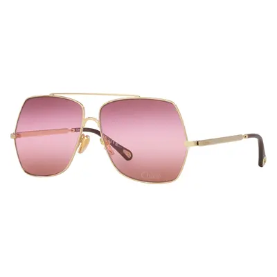 Chloé Woman Sunglass CH0278S - Frame color: Gold, Lens color: Red