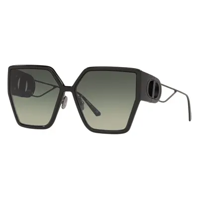 DIOR Woman Sunglass 30Montaigne BU - Frame color: Black, Lens color: Smoke