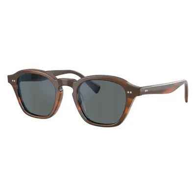 Oliver Peoples Unisex Sunglass OV5580SU Eyles - Frame color: Sycamore, Lens color: Regal Blue