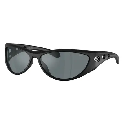 Diesel Unisex Sunglass DL3004U - Frame color: Matte Black, Lens color: Black Mirror