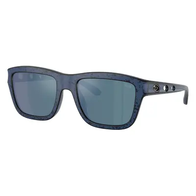 Diesel Unisex Sunglass DL3006U - Frame color: Blue Barrelling Black, Lens color: Blue Mirror