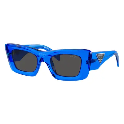 Prada Woman Sunglass PR 13ZS - Frame color: Crystal Electric Blue, Lens color: Dark Grey