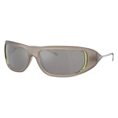 Diesel Unisex Sunglass DL3001 - Frame color: Shiny Opal Grey, Lens color: Mirror Grey