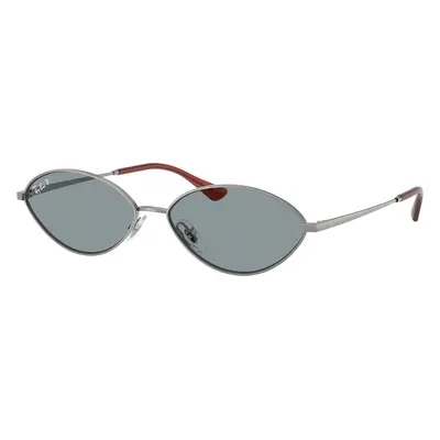 Ray-Ban Unisex Sunglass RB3757 Kai Bio-Based - Frame color: Gunmetal, Lens color: Azure