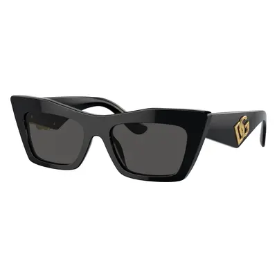 Dolce&Gabbana Woman Sunglass DG4435 - Frame color: Black, Lens color: Dark Grey