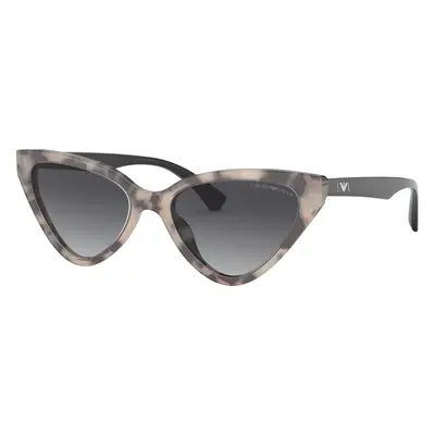 Emporio Armani Woman Sunglass EA4136 - Frame color: Shiny Pink Havana, Lens color: Gradient Gre