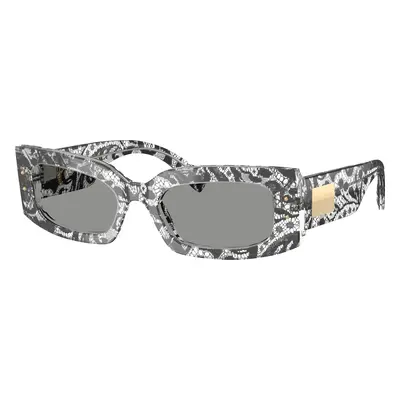 Dolce&Gabbana Woman Sunglass DG4479 - Frame color: Black Lace, Lens color: Grey