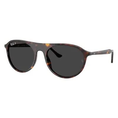 Ray-Ban Unisex Sunglass RB2215 - Frame color: Havana, Lens color: Polar Black