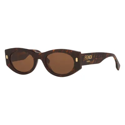 Fendi Woman Sunglass FE40125I - Frame color: Tortoise, Lens color: Brown