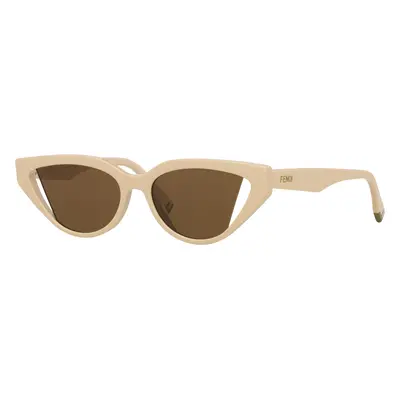 Fendi Woman Sunglass FE40009I - Frame color: Brown Light, Lens color: Brown