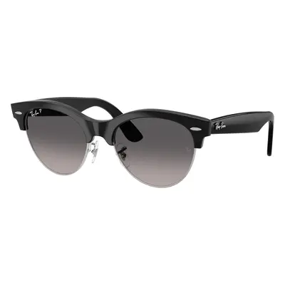 Ray-Ban Unisex Sunglass RB2341 Clubmaster Way - Frame color: Black On Silver, Lens color: Grey 