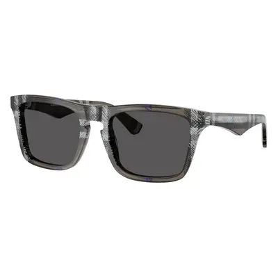 Burberry Man Sunglass BE4434 - Frame color: Check Lichen, Lens color: Dark Grey