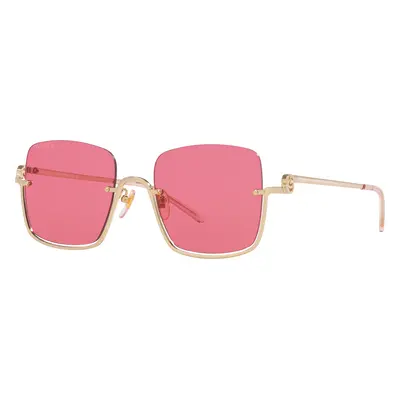 Gucci Woman Sunglass GG1279S - Frame color: Gold, Lens color: Red