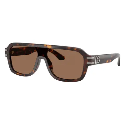 Dolce&Gabbana Man Sunglass DG4507 - Frame color: Havana, Lens color: Dark Brown