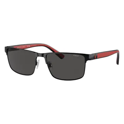 Polo Ralph Lauren Man Sunglass PH3155 - Frame color: Shiny Black, Lens color: Dark Grey