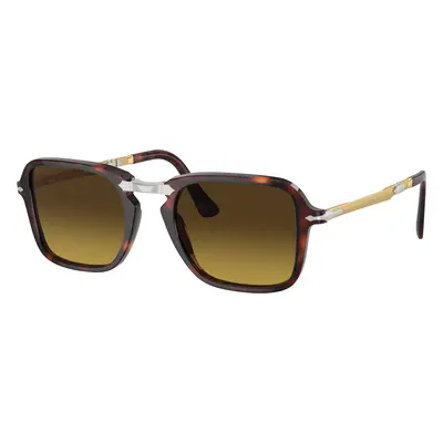 Persol Unisex Sunglass PO3330S - Frame color: Havana, Lens color: Gradient Brown